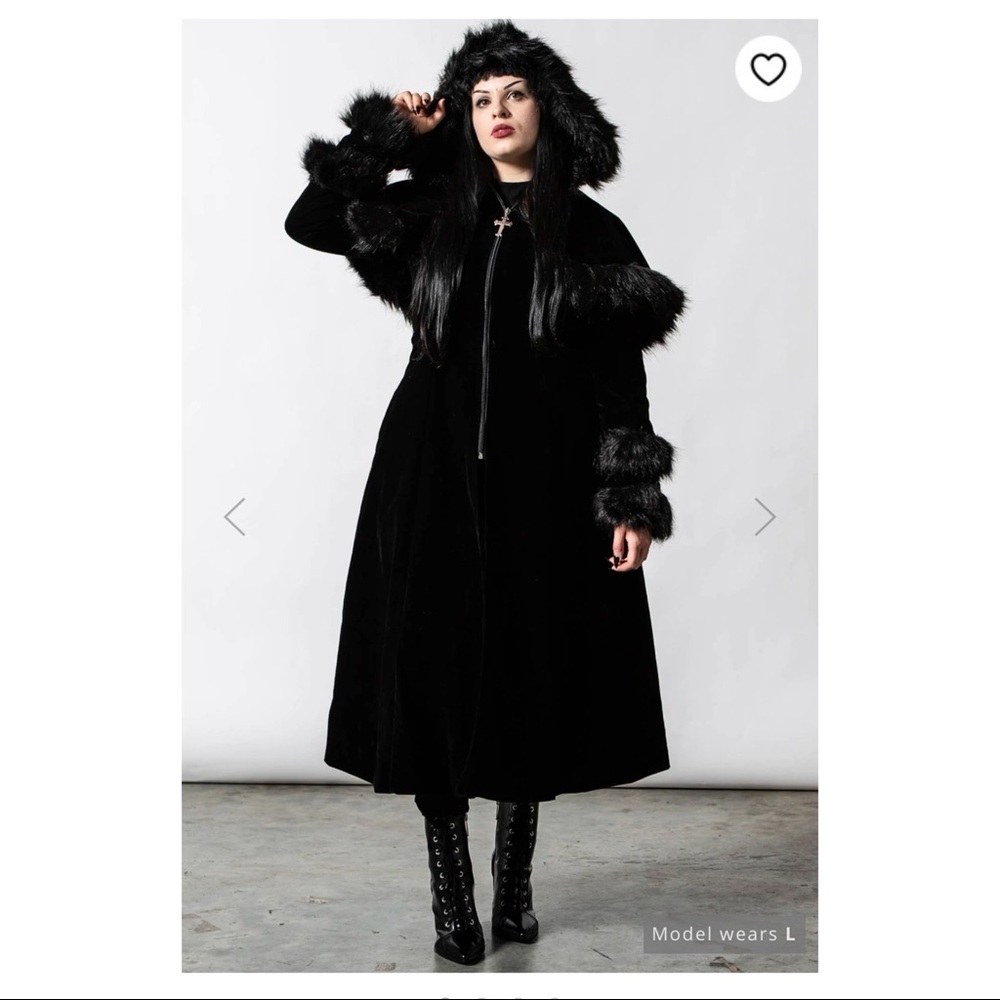 Killstar Velvet Coat